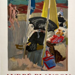 AFFICHES ORIGINALES - Spectacle & Évènements - André Planson à la Galerie André Weil – Affiche Expo Litho Mourlot 1970