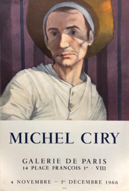 AFFICHES ORIGINALES - Spectacle & Évènements - Michel Ciry à la Galerie de Paris – Affiche Expo Litho Mourlot 1966