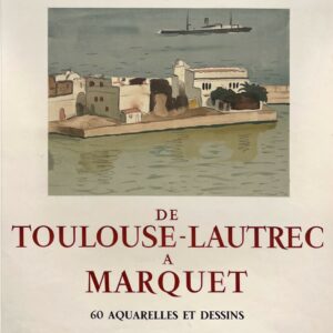 AFFICHES ORIGINALES - Spectacle & Évènements - Toulouse-Lautrec à Marquet, Galerie Bernheim – Affiche Expo Litho Mourlot 1961