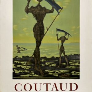 AFFICHES ORIGINALES - Spectacle & Évènements - Coutaud à la Galerie André Weil – Affiche Expo Litho Mourlot 1962