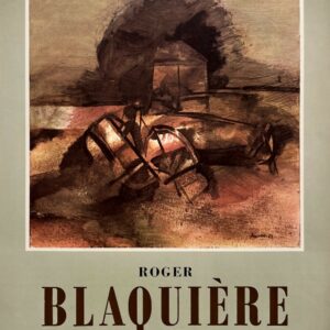 AFFICHES ORIGINALES - Spectacle &amp; Évènements - Roger Blaquière à la Galerie Visconti – Affiche Expo Litho Mazarine 1963