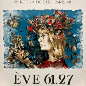 AFFICHES ORIGINALES - Spectacle & Évènements - Ève 61.27 Exposition à la Galerie Recio – Affiche Expo Litho Ballon/Détruit 1961