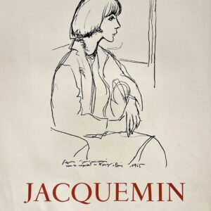 AFFICHES ORIGINALES - Spectacle & Évènements - Jacquemin à la Galerie Le Nouvel Essor – Affiche Expo Litho Rigal 1965