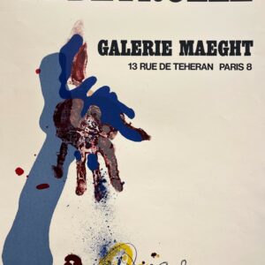 AFFICHES ORIGINALES - Spectacle & Évènements - Rebeyrolle à la Galerie Maeght – Affiche Expo Litho Arte 1697