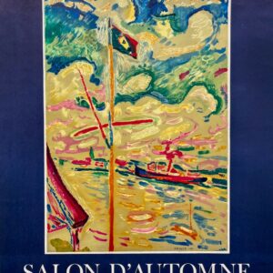 AFFICHES ORIGINALES - Spectacle & Évènements - Les Fauves au Grand Palais – Affiche Expo Litho Jobin 1979 – Braque