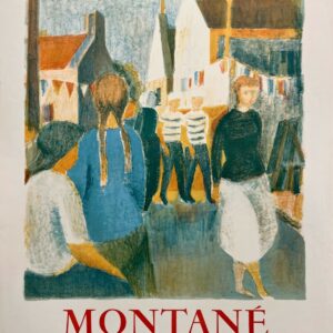 AFFICHES ORIGINALES - Spectacle & Évènements - Montané à la Galerie Bernier – Affiche Expo Litho Mourlot 1958