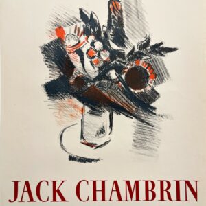 AFFICHES ORIGINALES - Spectacle & Évènements - Jack Chambrin à à la Galerie J.-C. de Chaudun – Affiche Expo Litho Mourlot 1959