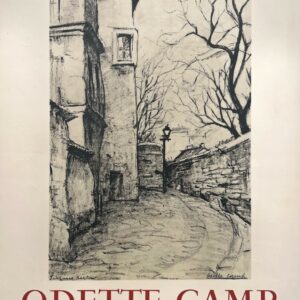 AFFICHES ORIGINALES - Spectacle & Évènements - Odette Camp à la Galerie Motte – Affiche Expo Litho Mourlot 1961