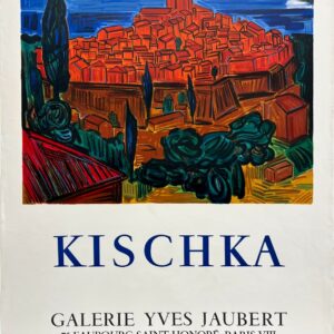 AFFICHES ORIGINALES - Spectacle & Évènements - Kischka à la Galerie Yves Jaubert – Affiche Expo Litho Mourlot 1972