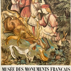 AFFICHES ORIGINALES - Spectacle & Évènements - Peintures Murales au Musée des Monuments Français – Affiche Expo Mourlot 1962