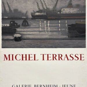 AFFICHES ORIGINALES - Spectacle &amp; Évènements - Michel Terasse à la Galerie Berheim-Jeune – Affiche Expo Litho Mourlot 1970