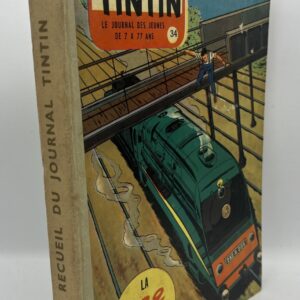 Recueil Journal de Tintin - Album n° 34 - édition française 1958