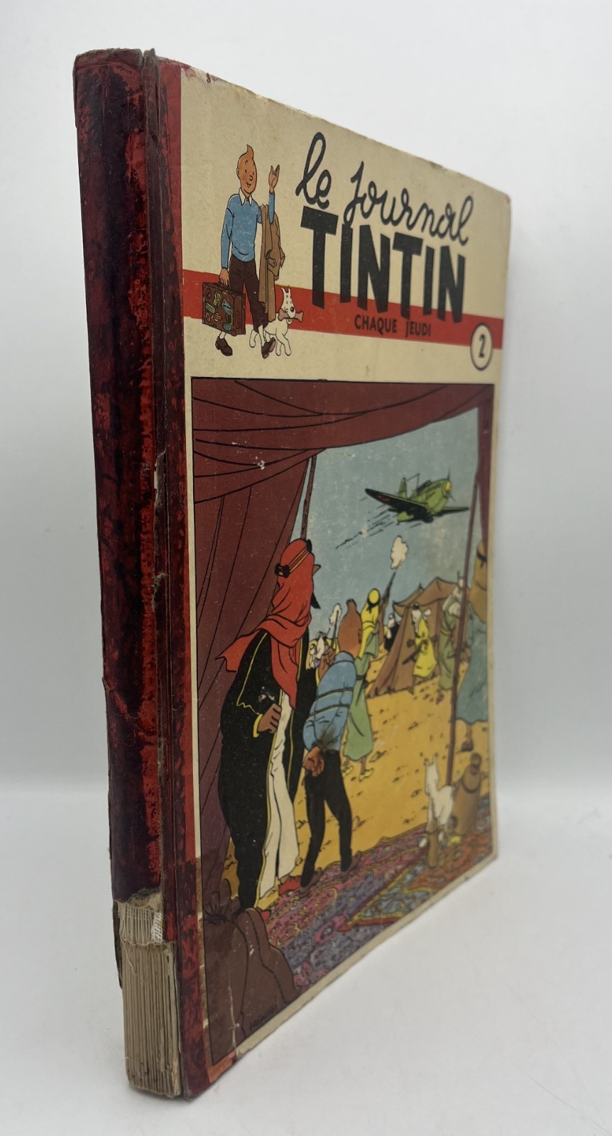 NEUVIÈME ART - Hergé - Recueil Journal de Tintin – Album n° 2 – édition française 1949