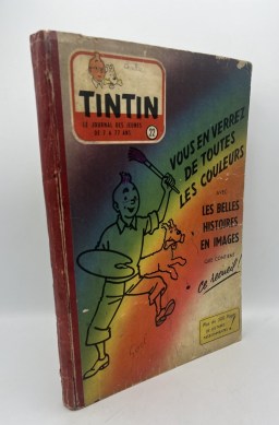 NEUVIÈME ART - Hergé - Recueil Journal de Tintin – Album n° 22 – édition française 1955