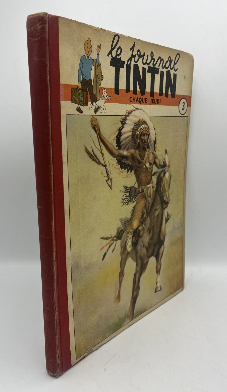 NEUVIÈME ART - Hergé - Recueil Journal de Tintin – Album n° 3 – édition française 1949