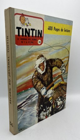 NEUVIÈME ART - Hergé - Recueil Journal de Tintin – Album n° 36 – édition française 1958