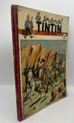 NEUVIÈME ART - Hergé - Recueil Journal de Tintin – Album n° 4 – édition belge 1949