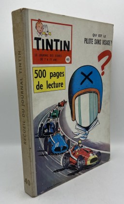 NEUVIÈME ART - Hergé - Recueil Journal de Tintin – Album n° 40 – édition française 1959