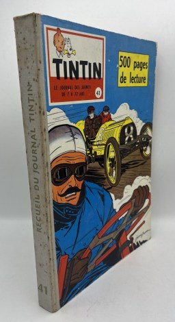 NEUVIÈME ART - Hergé - Recueil Journal de Tintin – Album n° 41 – édition française 1959