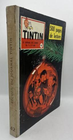 NEUVIÈME ART - Hergé - Recueil Journal de Tintin – Album n° 42 – édition française 1960