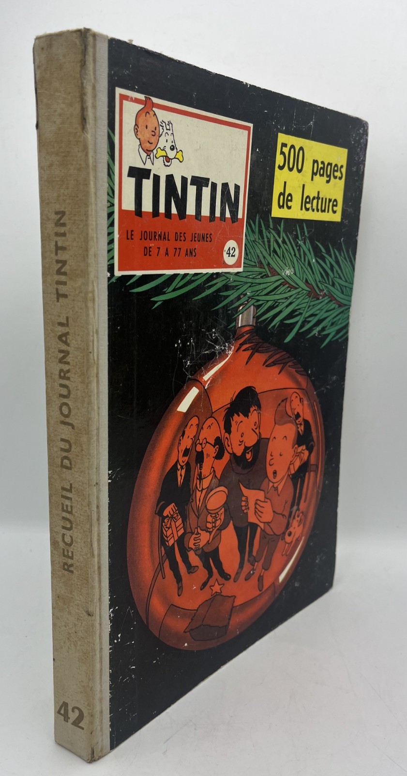 NEUVIÈME ART - Hergé - Recueil Journal de Tintin – Album n° 42 – édition française 1960