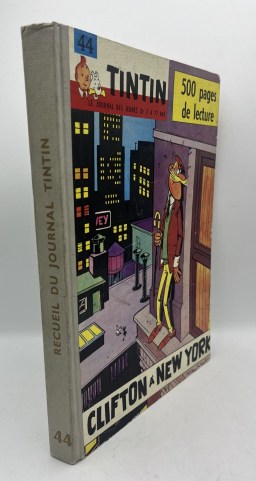 NEUVIÈME ART - Hergé - Recueil Journal de Tintin – Album n° 44 – édition française 1960