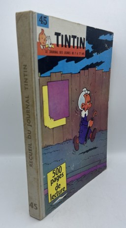 NEUVIÈME ART - Hergé - Recueil Journal de Tintin – Album n° 45 – édition française 1960