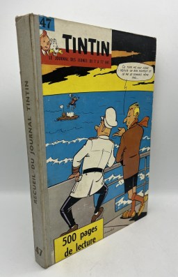 NEUVIÈME ART - Hergé - Recueil Journal de Tintin – Album n° 47 – édition française 1960