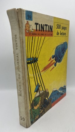 NEUVIÈME ART - Hergé - Recueil Journal de Tintin – Album n° 59 – édition française 1963
