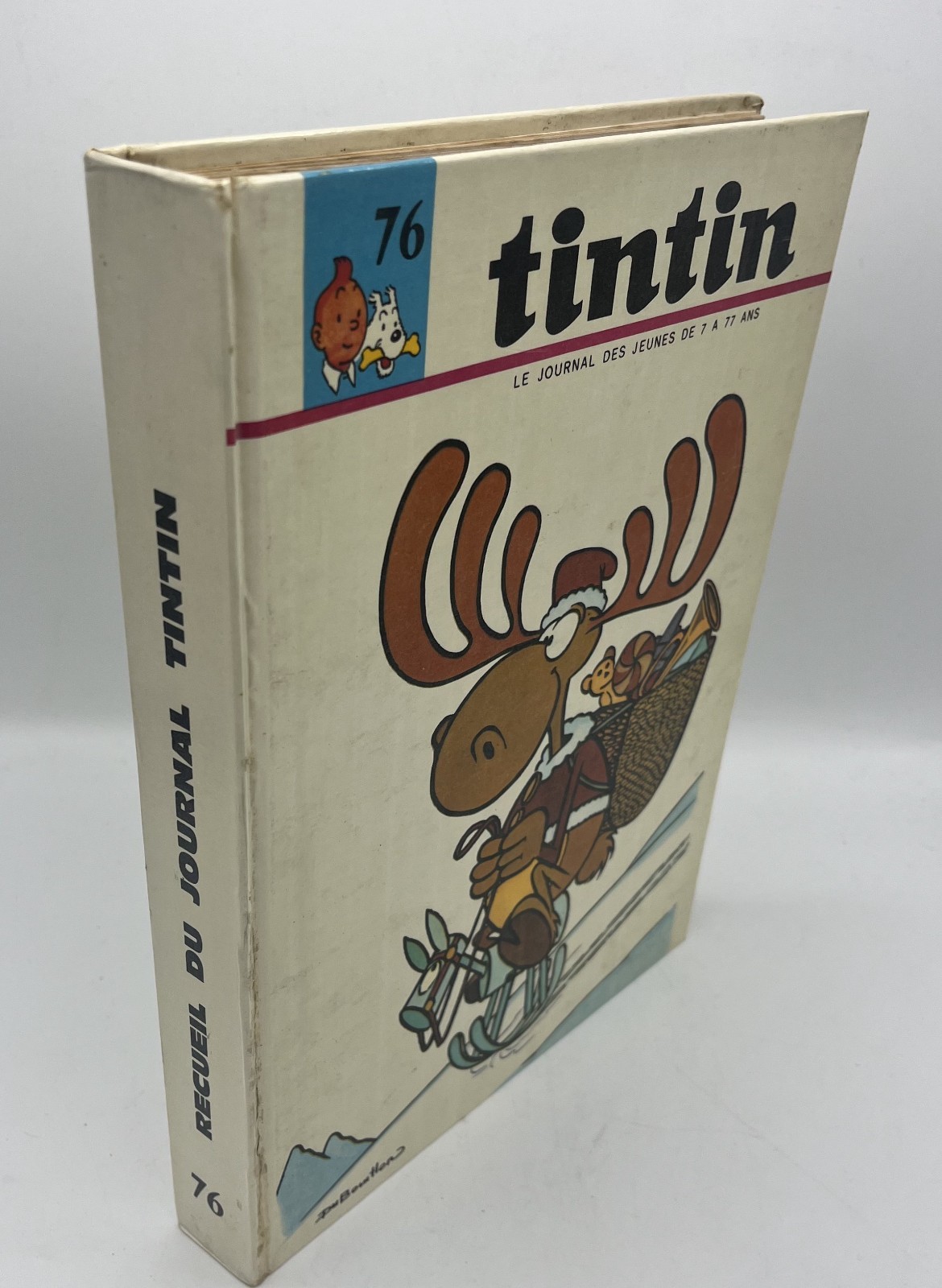 NEUVIÈME ART - Hergé - Recueil Journal de Tintin – Album n° 76 – édition française 1968