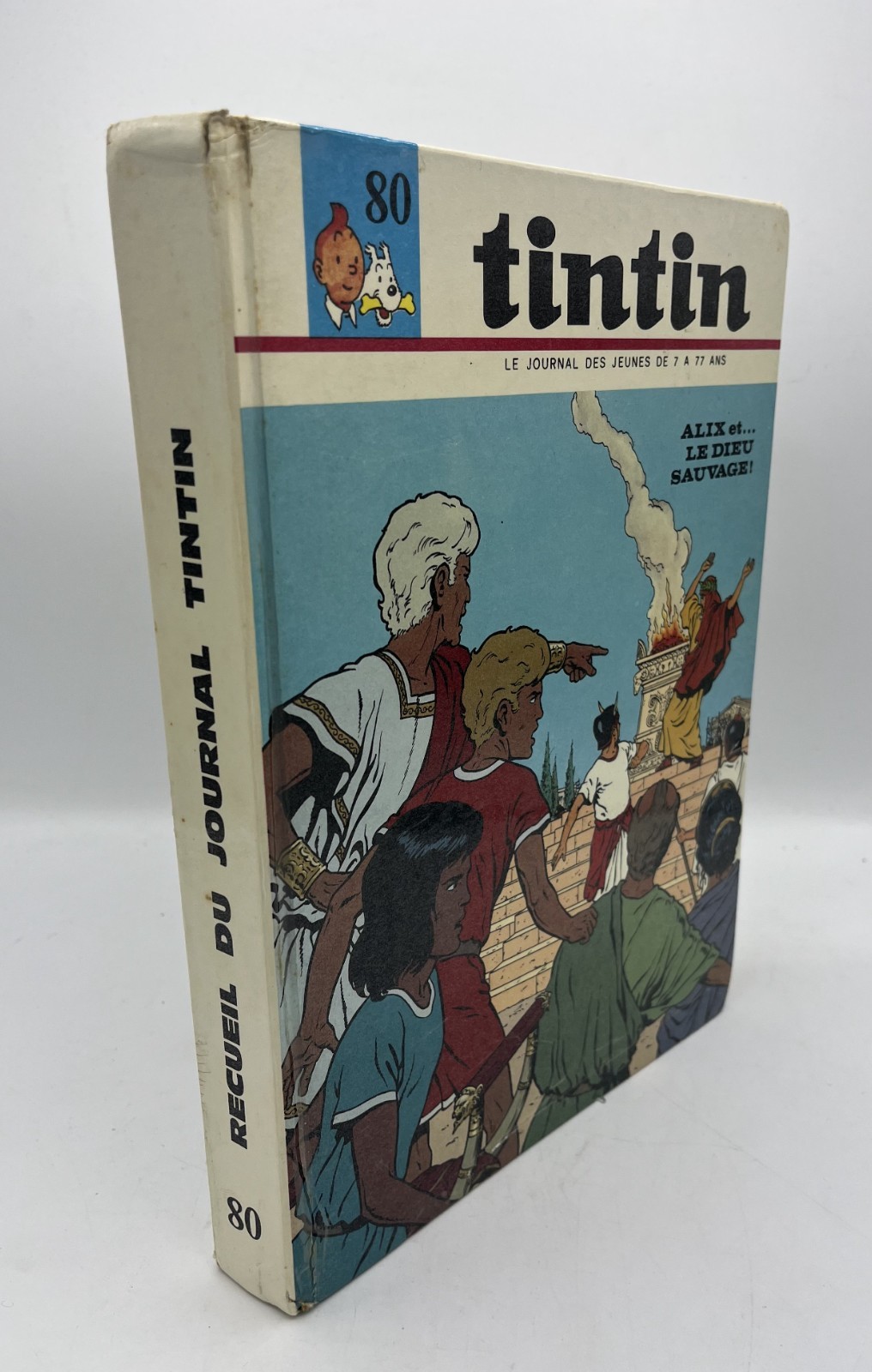 NEUVIÈME ART - Hergé - Recueil Journal de Tintin – Album n° 80 – édition française 1969