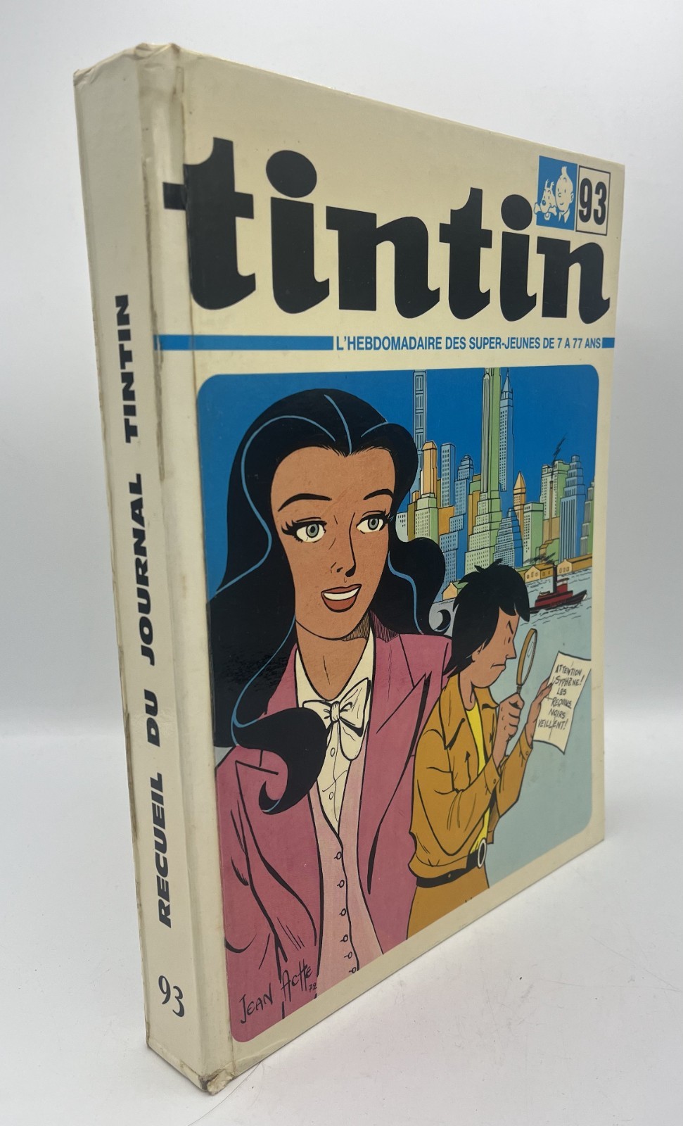 NEUVIÈME ART - Hergé - Recueil Journal de Tintin – Album n° 93 – édition française 1972