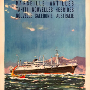 Messageries Maritimes – J. De Gaschon – 1958