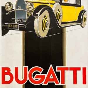AFFICHES ORIGINALES - Publicité - Bugatti – René Vincent – re. 1979/1980