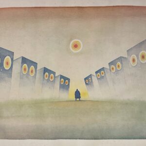 Seul, esprit onirique et surréaliste – Follon – 1975