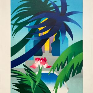 AFFICHES ORIGINALES - Tourisme - Jardin Marocain – Signée – Auriac – [1970]