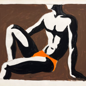 Maquette Originale, L'Homme au Slip Orange  – Bernard Villemot