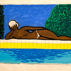 Maquette Originale, Bergasol, La Piscine – Bernard Villemot  – [1975]
