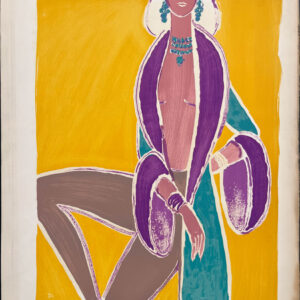 Les Parisiennes,  La Femme au Peignoir – Bernard Villemot – 1971