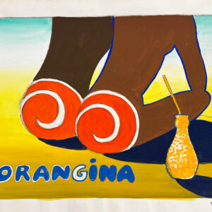 Maquette Originale, Orangina, Duo de Copines – Bernard Villemot – [1972]