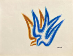 AFFICHES ORIGINALES - Publicité - Dessin Original, Cognac Martell, Les Hirondelles – Bernard Villemot – [1968]