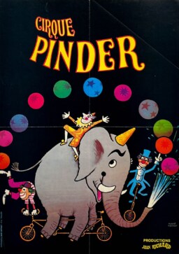 AFFICHES ORIGINALES - Spectacle & Événements - Cirque Pinder – Productions Jean Richard – Morvan – [1970]