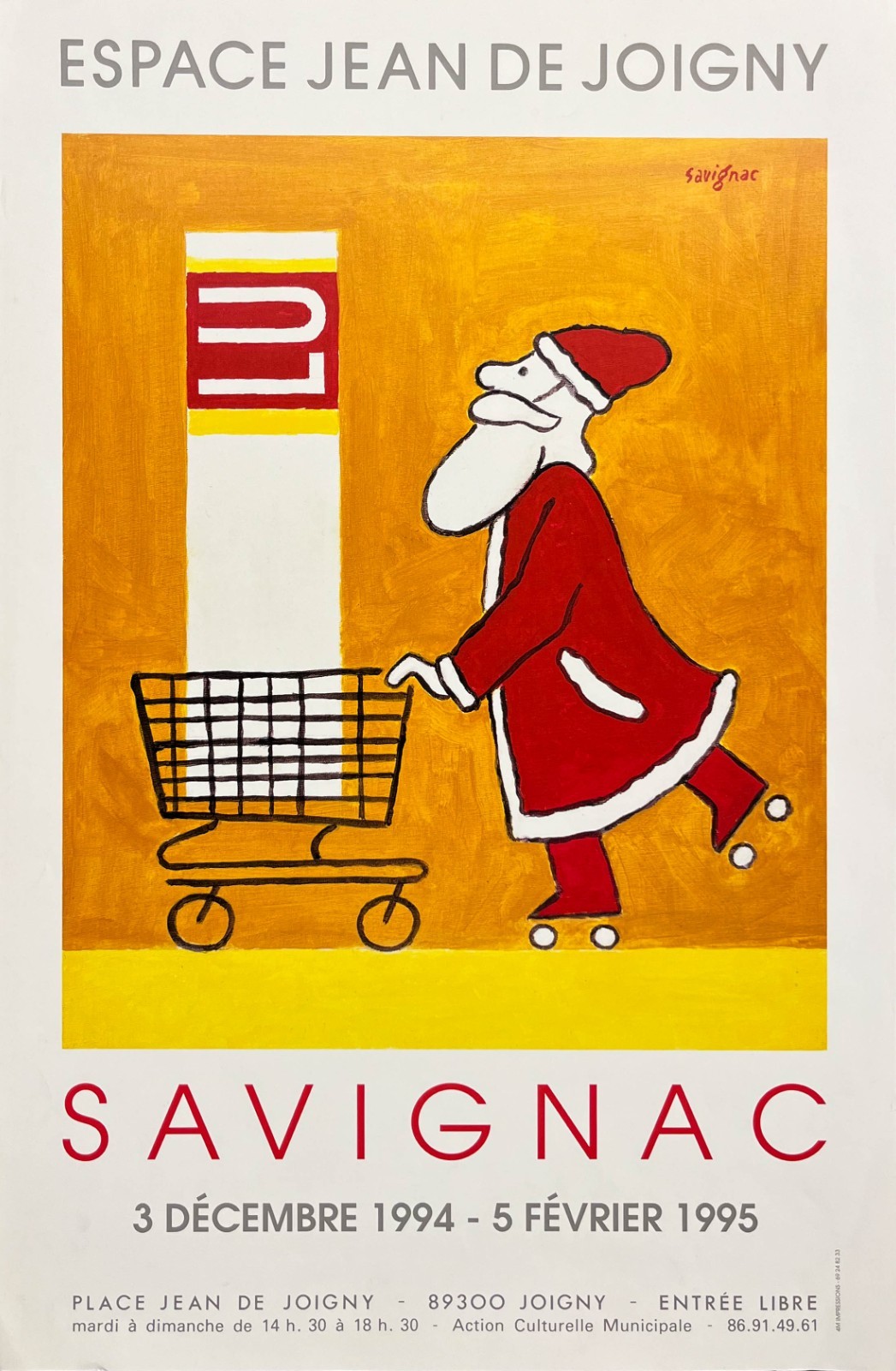 AFFICHES ORIGINALES - Spectacle & Événements - Savignac à l’Espace Jean de Joigny – Savignac – 1994