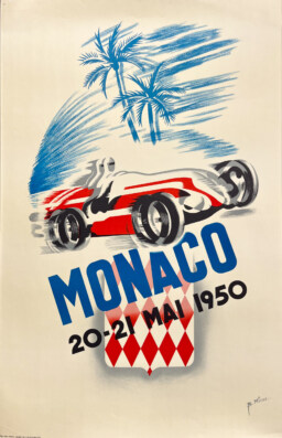 AFFICHES ORIGINALES - Sport - Grand Prix Automobile de Monaco – B. Minne – 1983