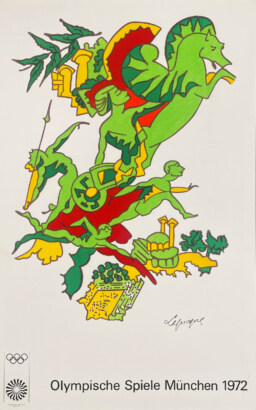 AFFICHES ORIGINALES - Sport - Jeux Olympiques de Munich 1972 – Charles Lapique – 1972