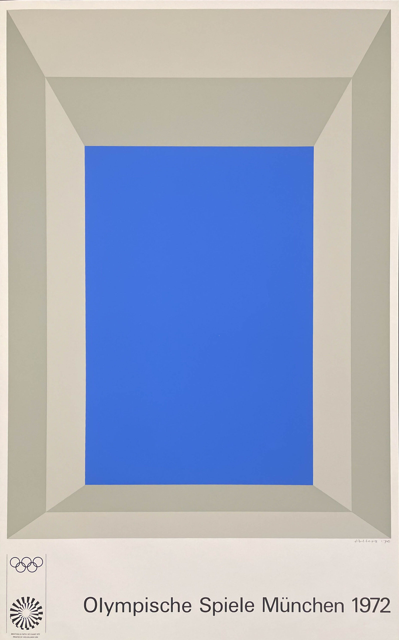AFFICHES ORIGINALES - Sport - Jeux Olympiques de Munich 1972 – Josef Albers – 1972