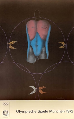 AFFICHES ORIGINALES - Sport - Jeux Olympiques de Munich 1972 – Paul Wunderlich – 1972