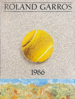 AFFICHES ORIGINALES - Sport - Roland Garros 1986 – J. Kolar – 1986