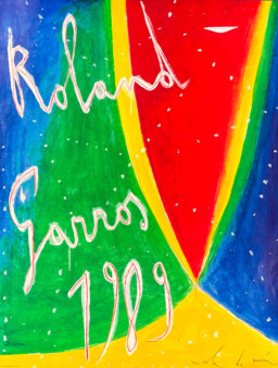 AFFICHES ORIGINALES - Sport - Roland Garros 1989 – N. de Maria – 1989