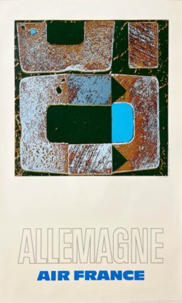 AFFICHES ORIGINALES - Tourisme - Air France, Allemagne – R. Pagès – 1971